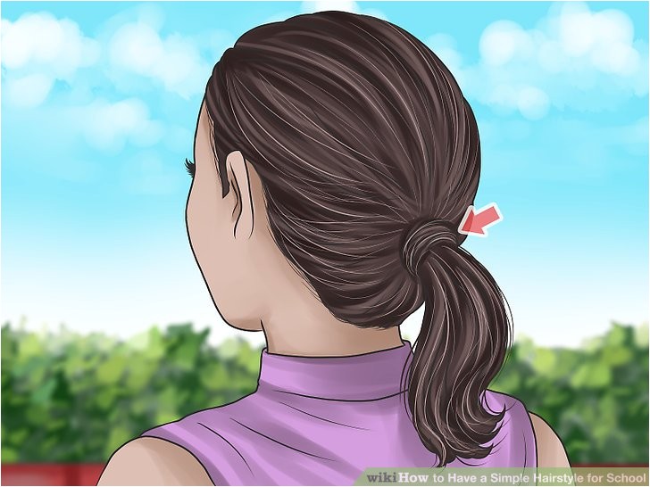 Have a Simple Hairstyle for School