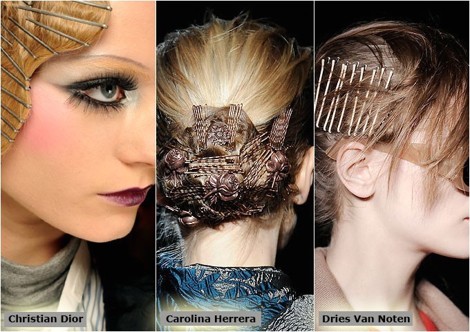 easy hair styles done with bobby pins