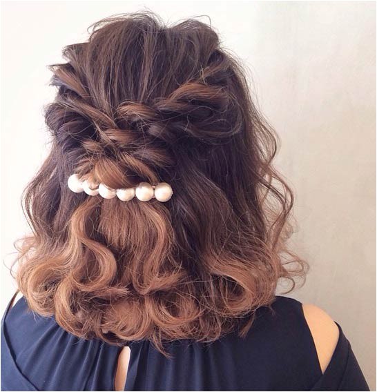 half up half down hairstyles for bridesmaids