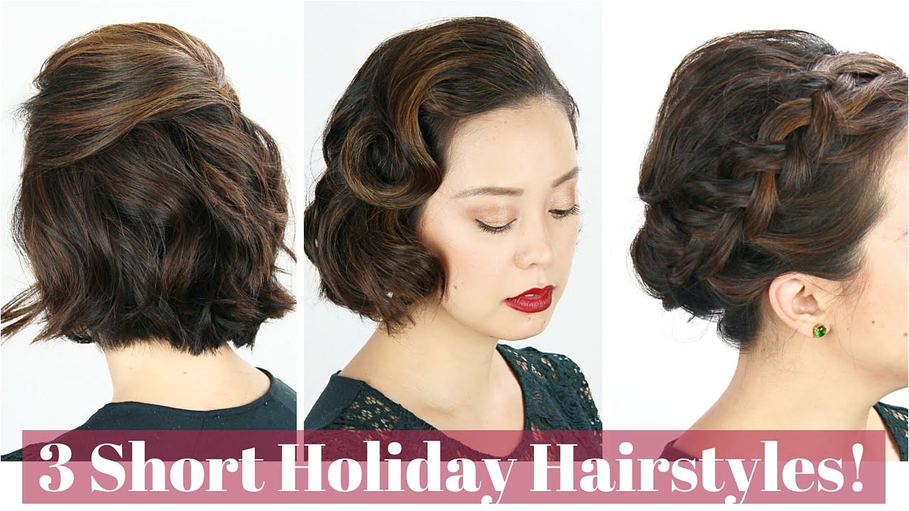 easy holiday party hairstyles