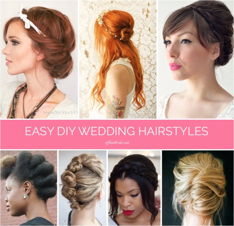 easy diy wedding hairstyles