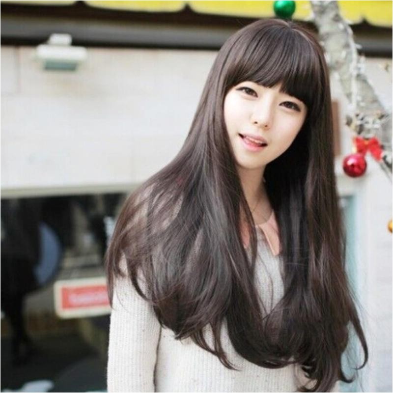 long hairstyles korean