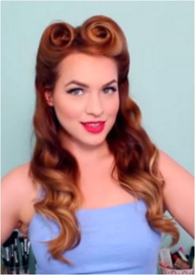 easy vintage updo hairstylestml