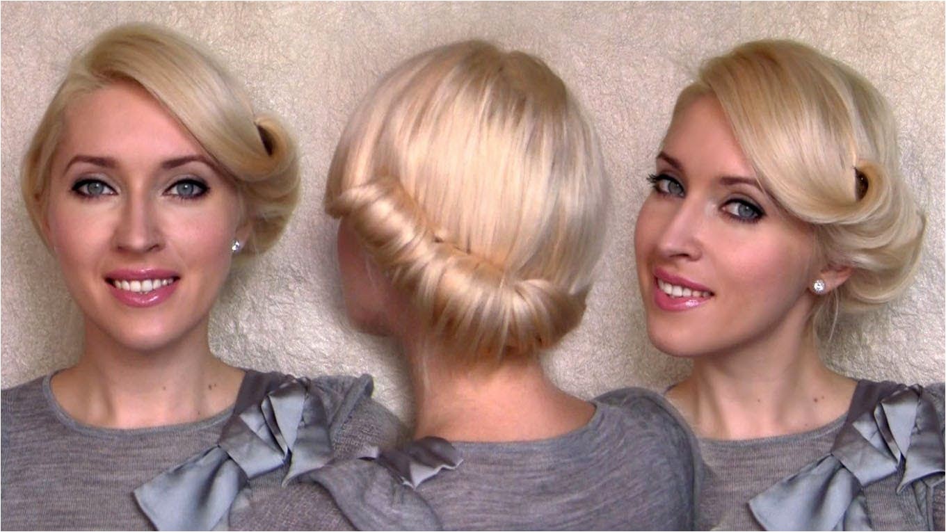 old fashioned updo hairstyles