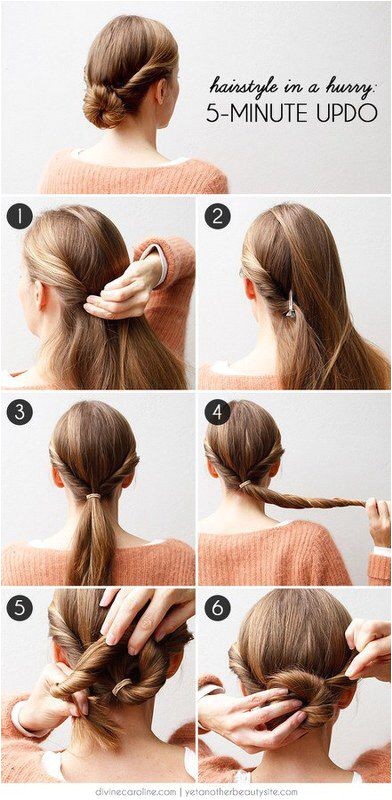 easy five minutes hairstyles tutorials