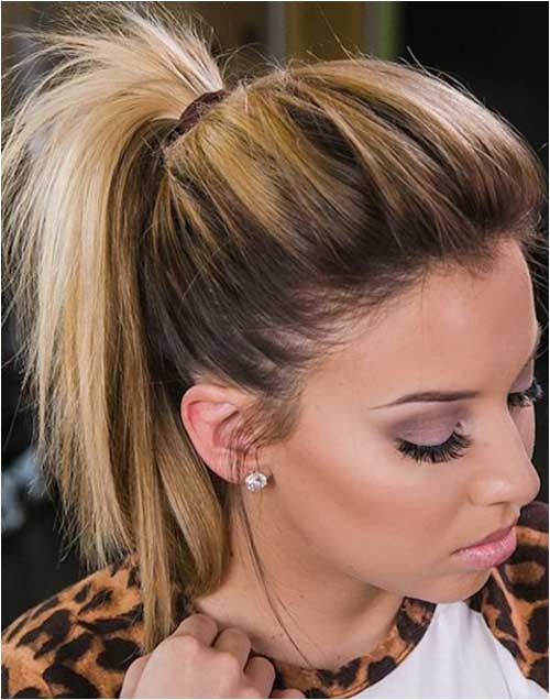 easy ponytail styles for short hair you will love