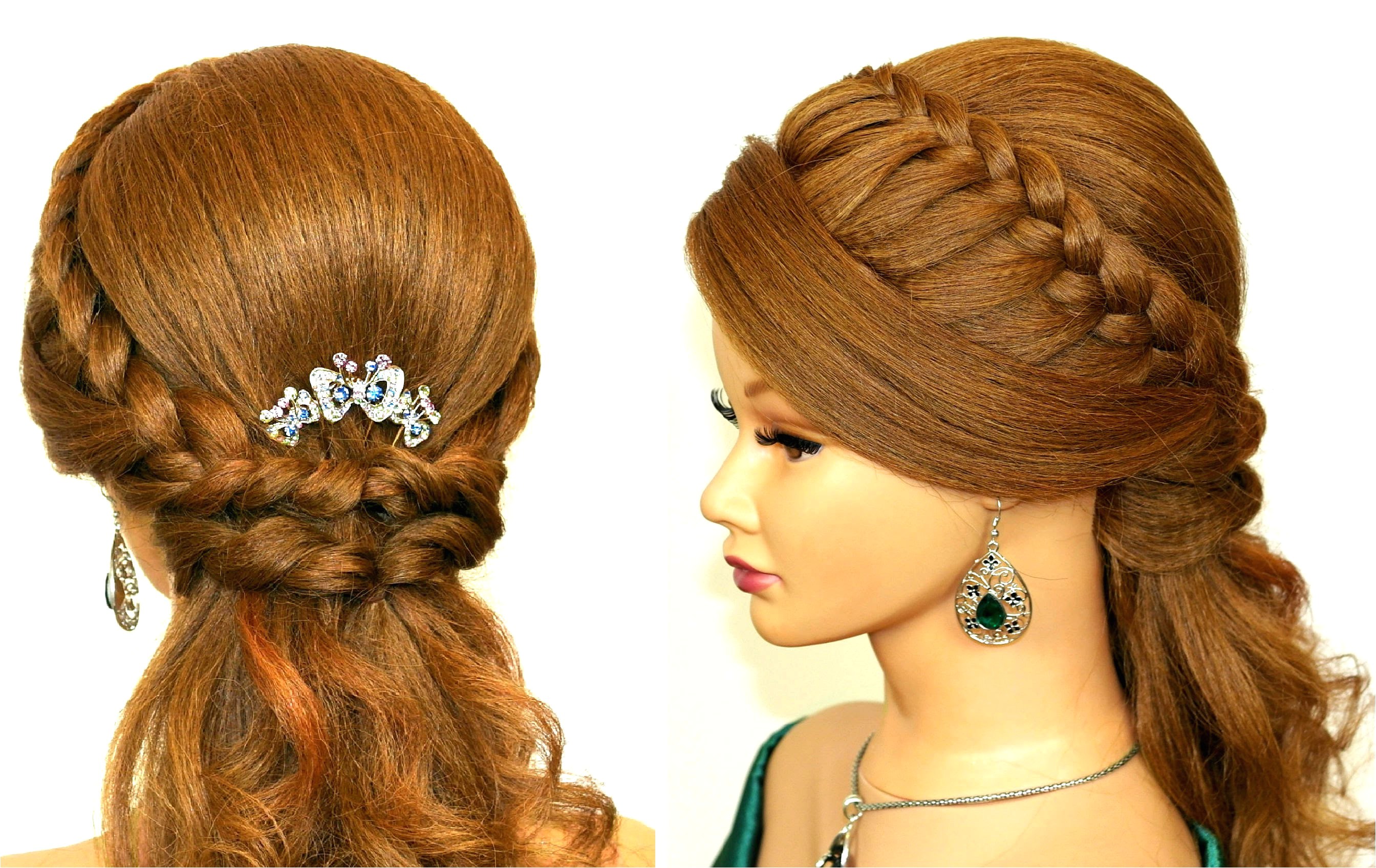 easy prom hairstyles for long hair to do at home