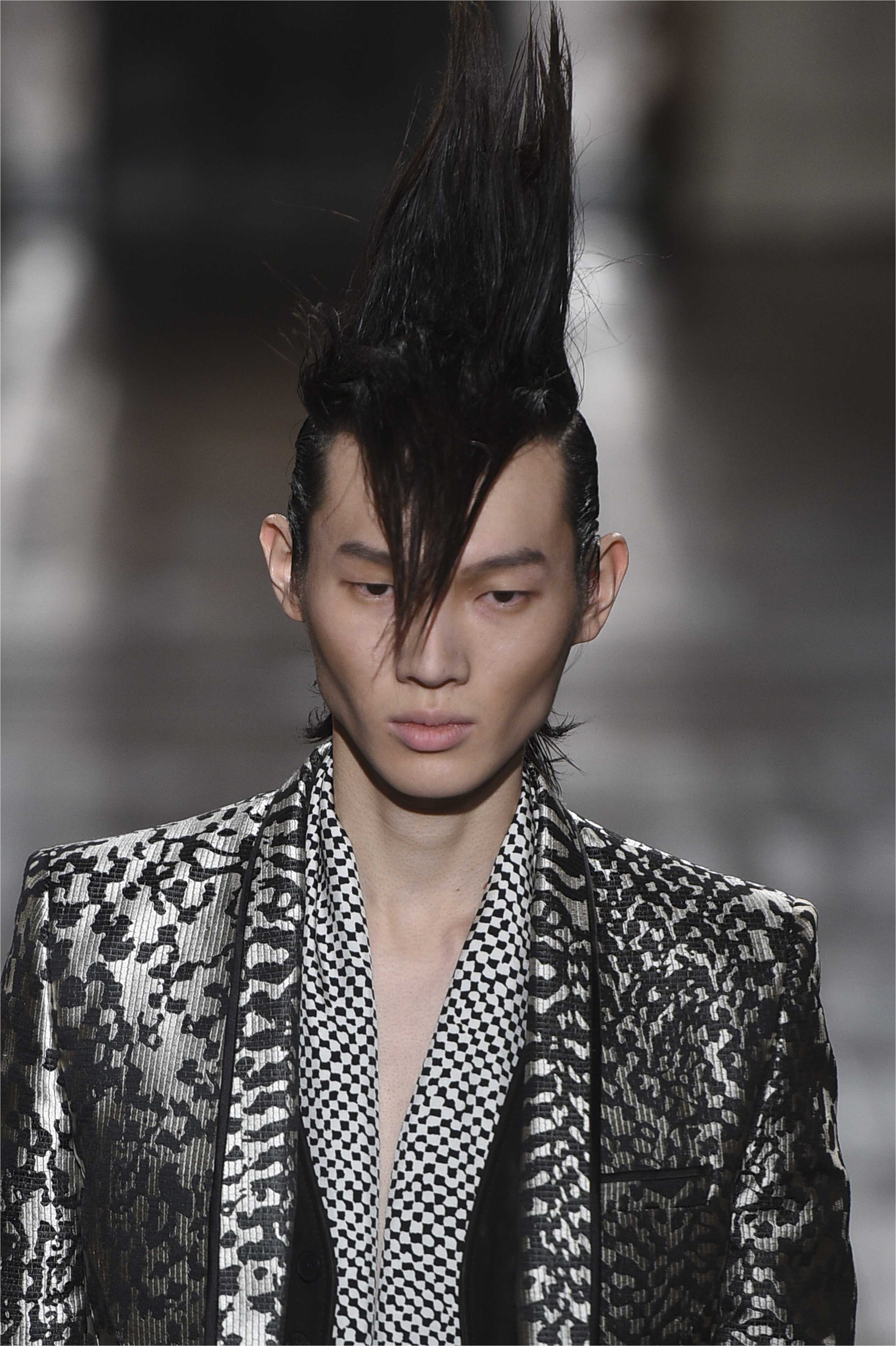 halloween punk hairstyles for men