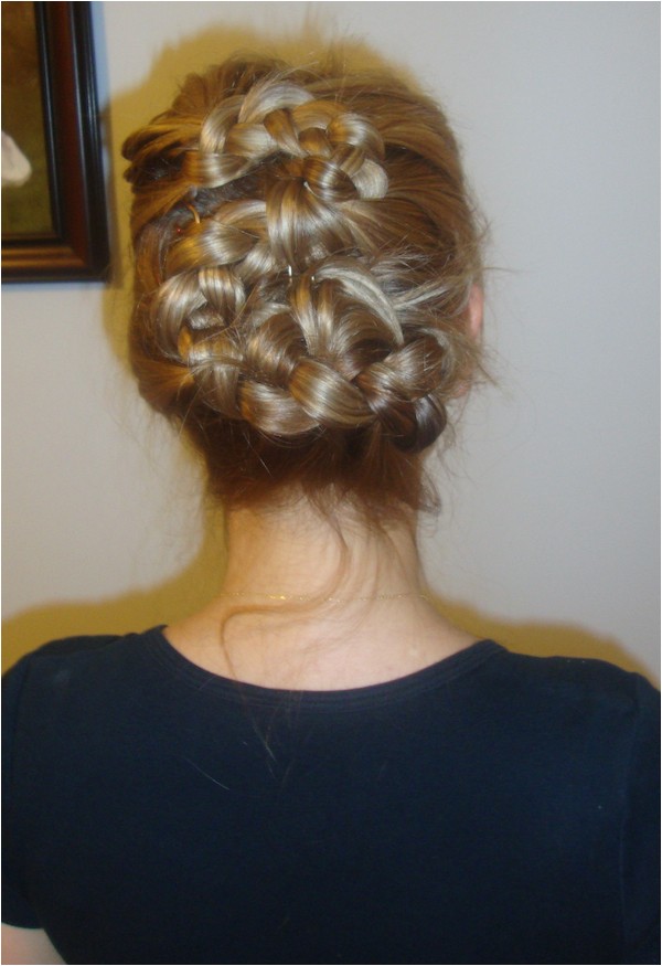 beauty hair style romantic feminine updo