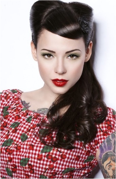rockabilly hairstyle 1940s
