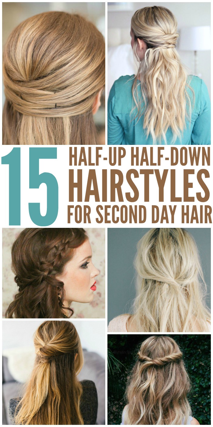 simple hairstyles half up