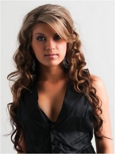 semi formal curly hairstyles