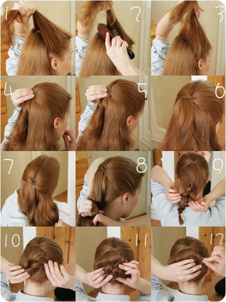 easy hairstyles for long hair step by step