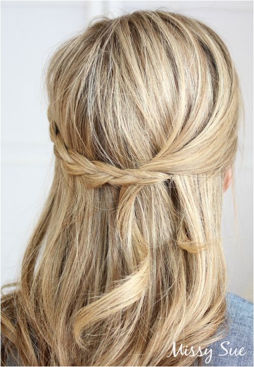 half braided hairstyles