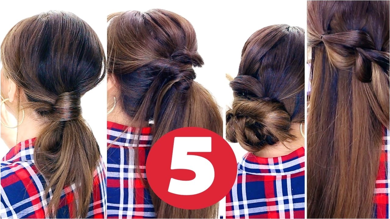 lazy day hairstyles for school