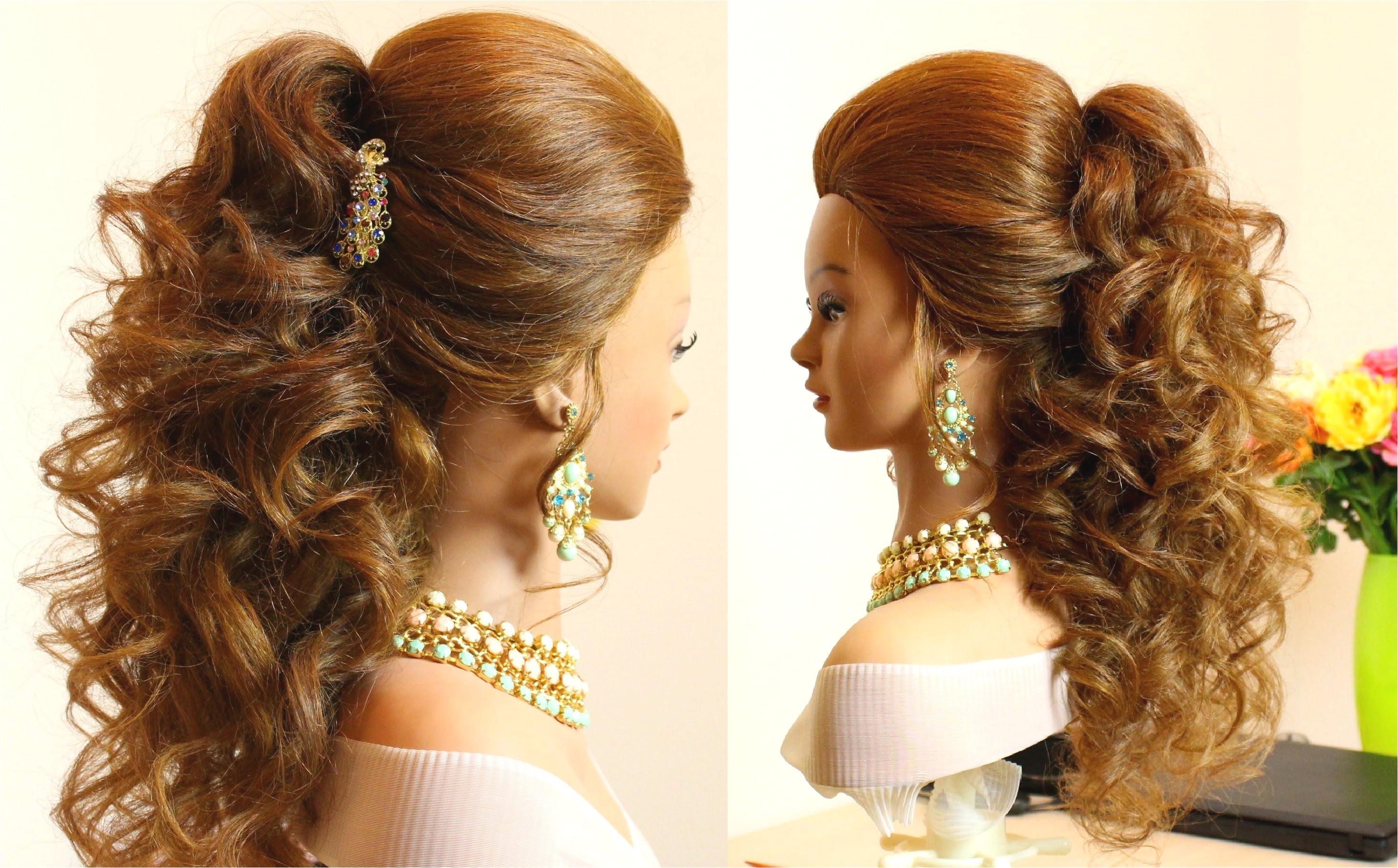 easy prom hairstyles for long hair bridal hairstyle tutorial