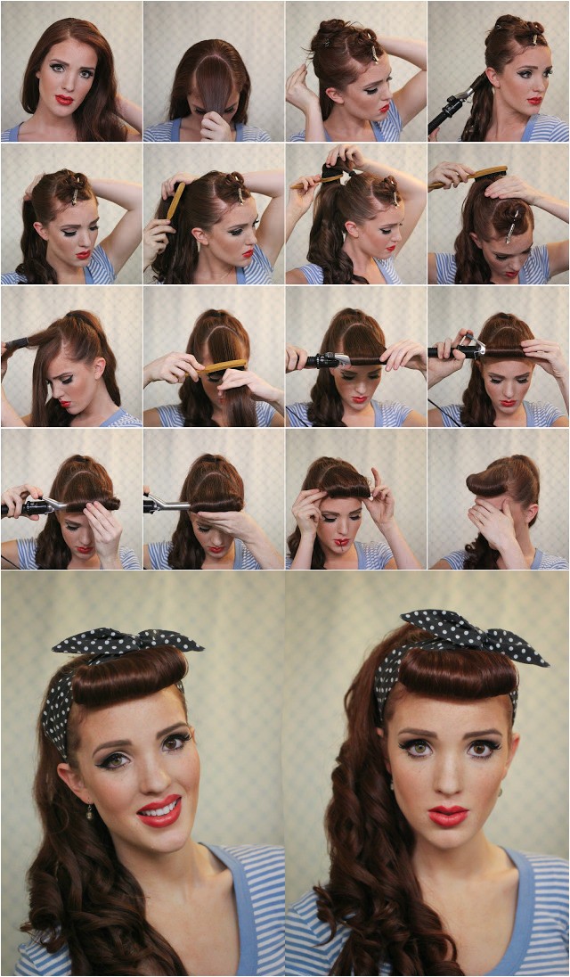 17 ways make vintage hairstyles