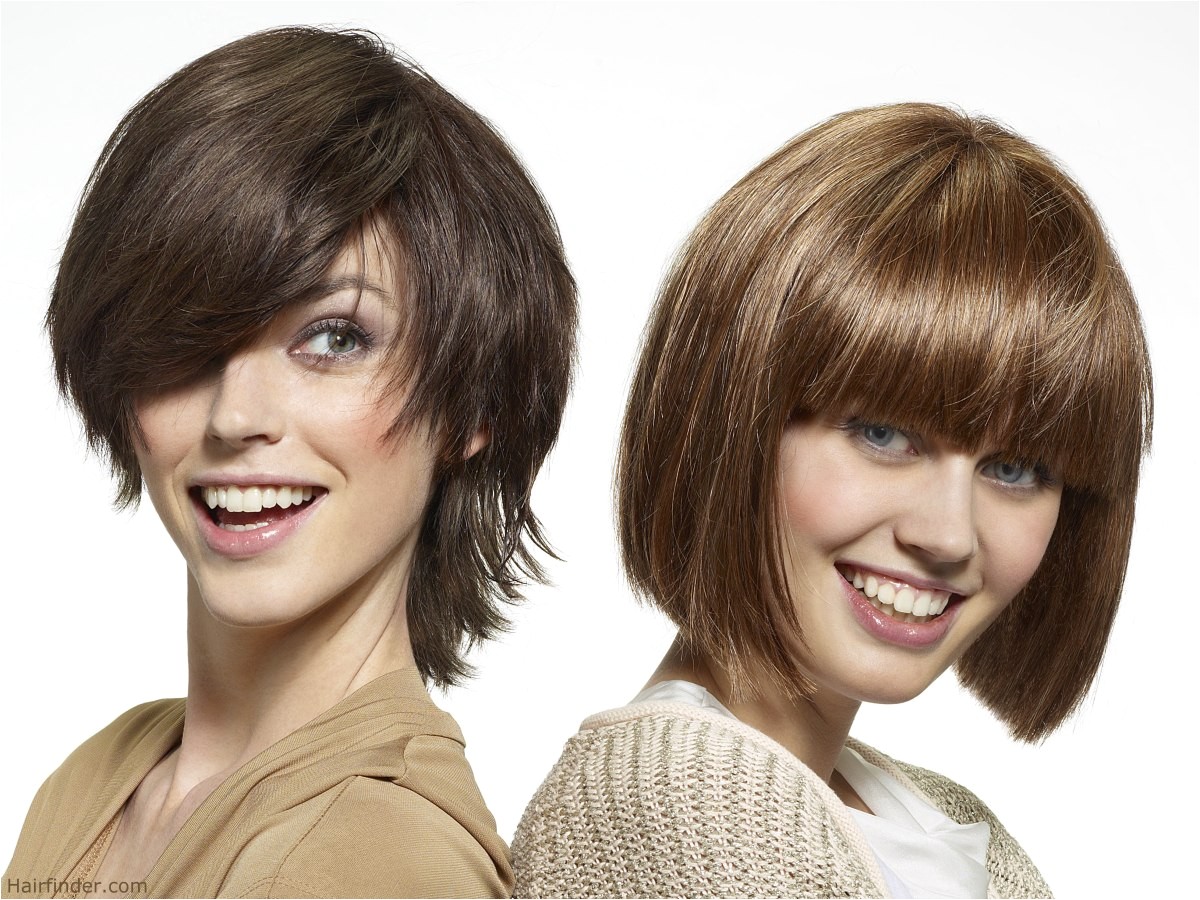 blunt cut bangs hairstyles