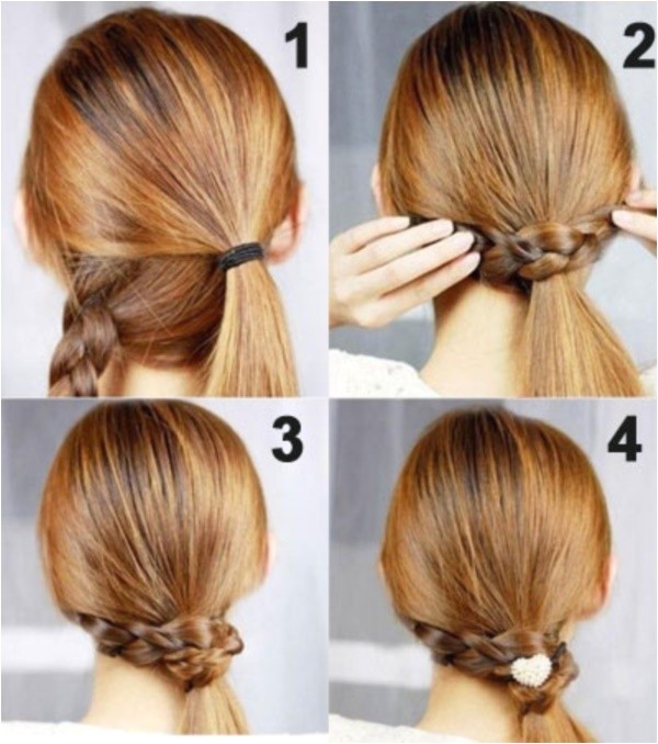 easy diy hairstyles for medium and long hair