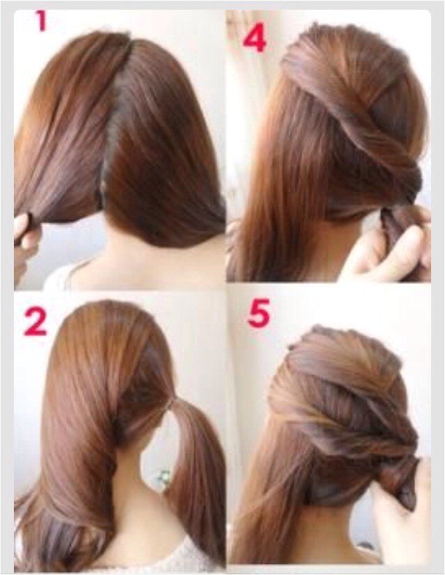 cute easy hairstyles work