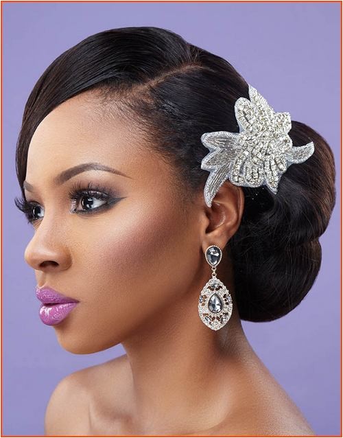 5 tremendous natural wavy wedding hairstyles for black women