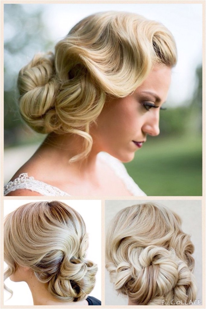 finger wave updo hairstyles