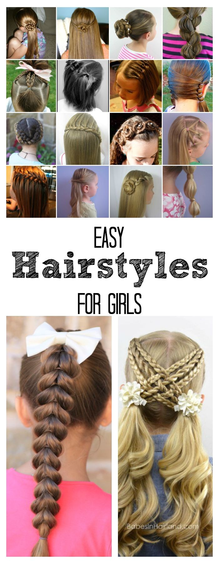 easy hairstyles for girls