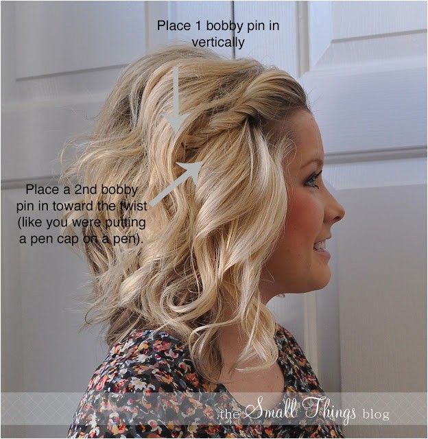 fun easy hair how to a front side twist