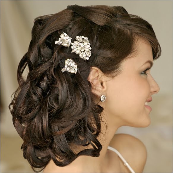 wedding hairstyles for medium length