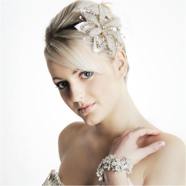 hairstyles for short hair for wedding