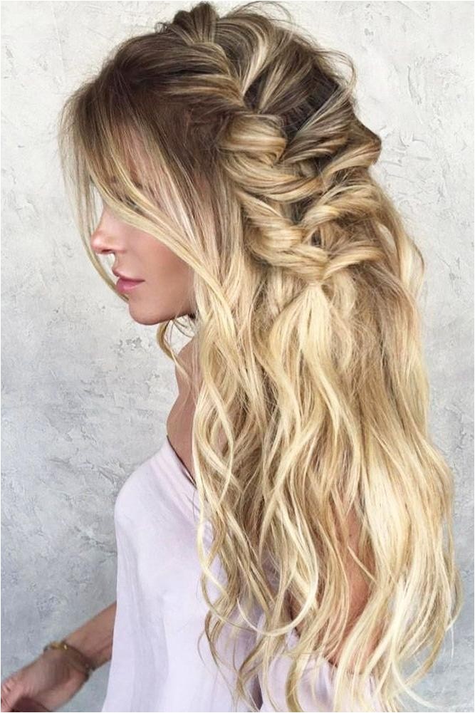long hairstyles for wedding party