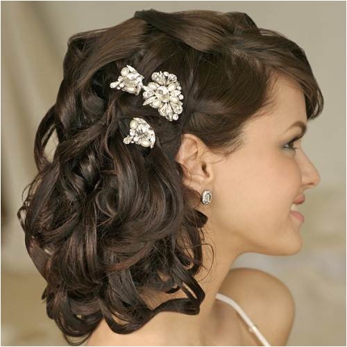 wedding hairstyles shoulder length concepts