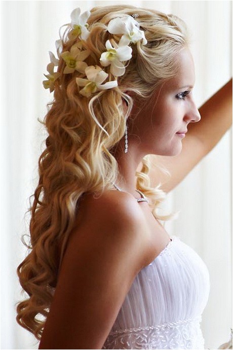 wedding hairstyles for long hair half up half down