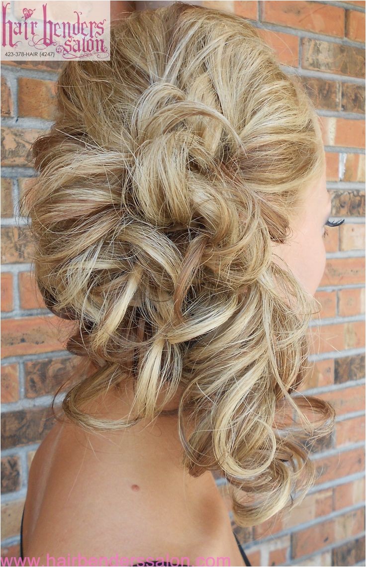 bridesmaids side hairstyles