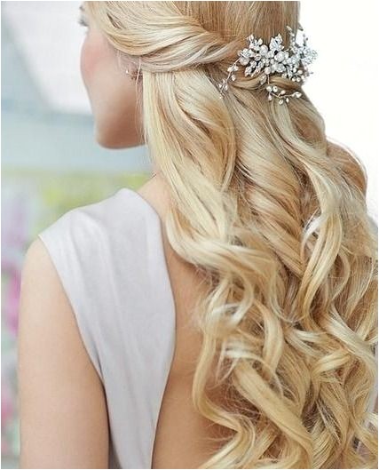 latest half up half down wedding hairstyles for trendy brides