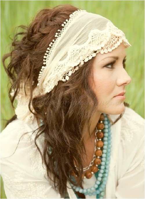gallery hippie headband veil