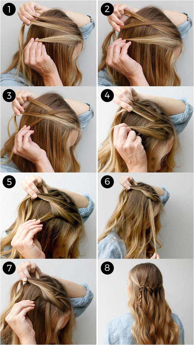 half up half down hairstyles long hair