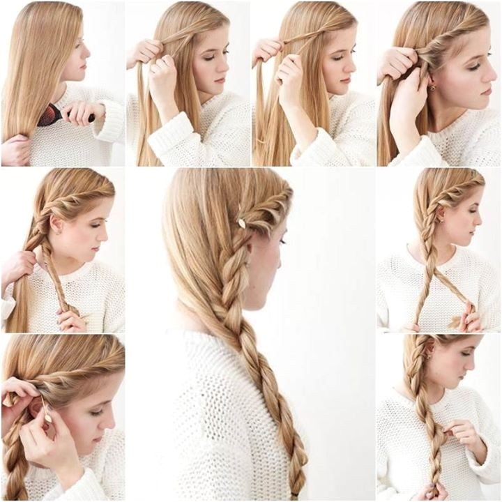 side braid hairstyle tutorial