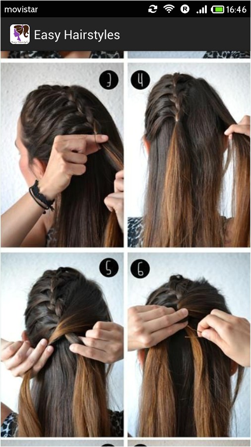 easy hairstyles for school step by step