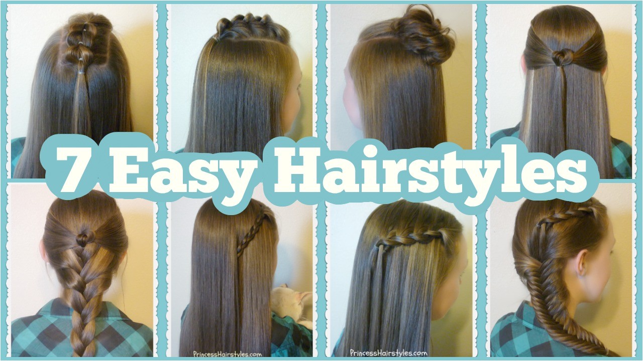 7 quick easy hairstyles for school