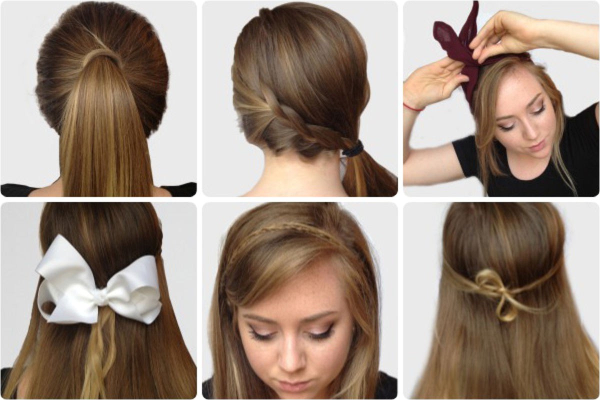 step by step photos of elegant bow hairstyles
