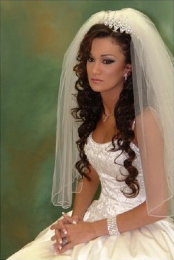 wedding hairstyles veil