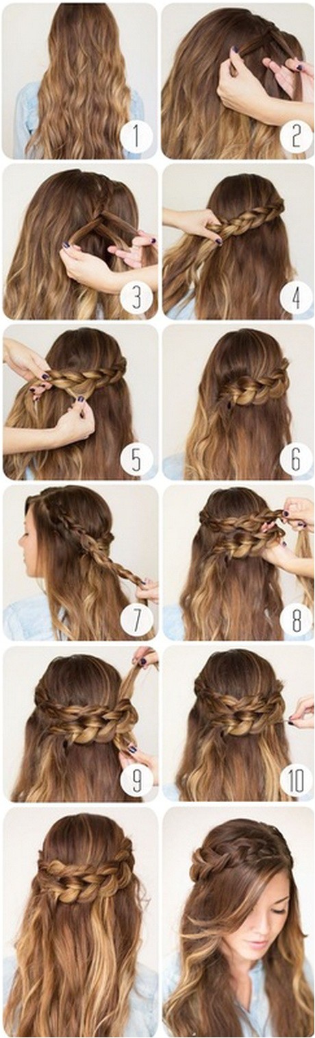 10 easy hairstyles for school