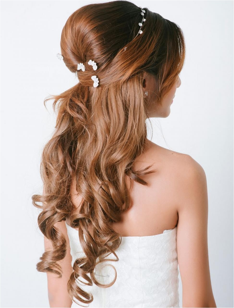 latest wedding hairstyles for long hair 2018