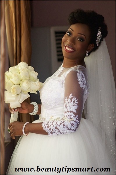 nigerian bridal hairstyles with veil