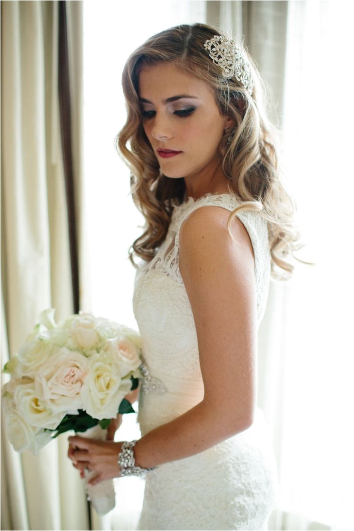 old hollywood bridal hairstyle photo