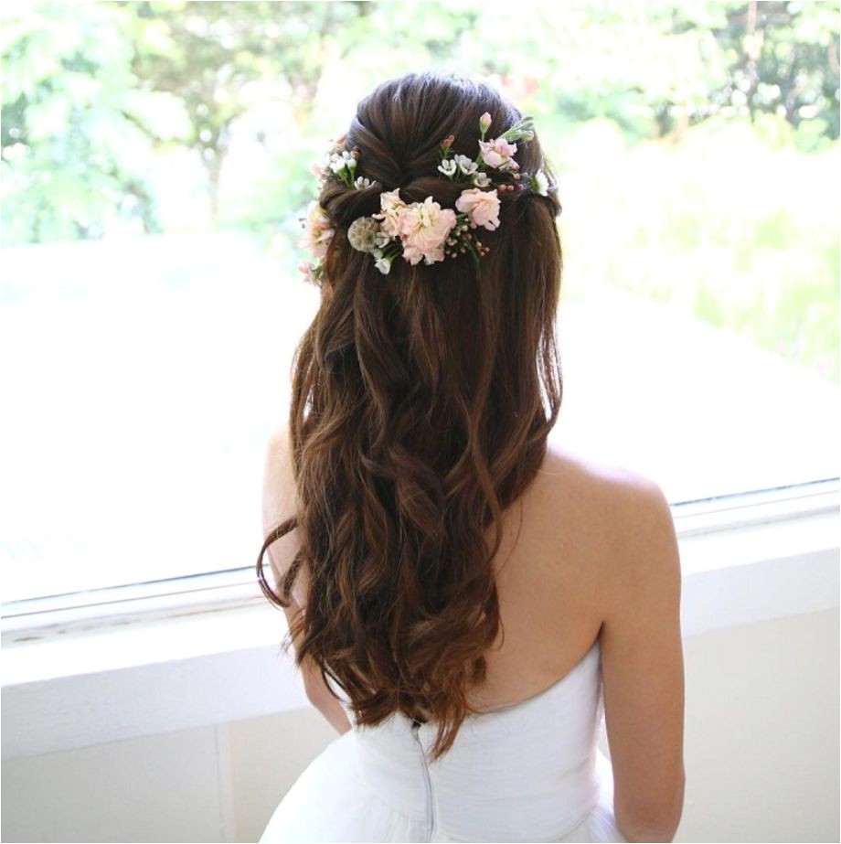 55 beautiful wedding hairstyles ideas bangs long hair