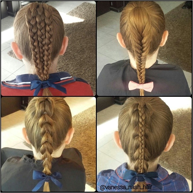 cute school hairstyles for everyday braided ponytail