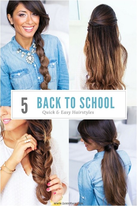 quick and easy hairstyles for long thick hair