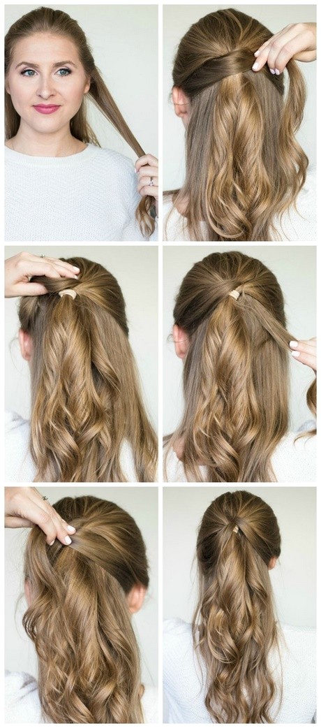 quick and easy updos for long thick hair